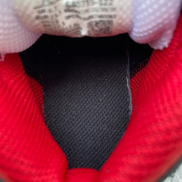 Nike Air Jordan 1 Mid TD White Gym Red Black 640735-122 Baby Toddler Size 7C - Picture 7 of 12